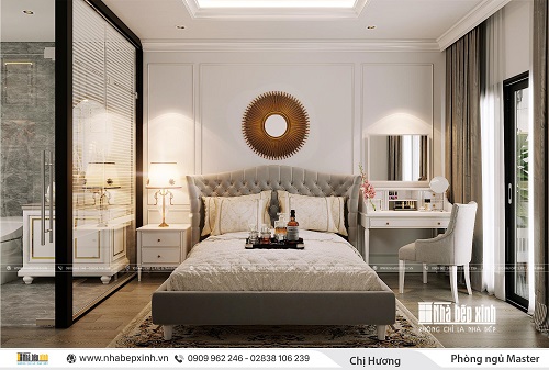 Phòng ngủ Master sang trọng tại căn Shophouse Emerald Celadon City 160m2 - NBX440